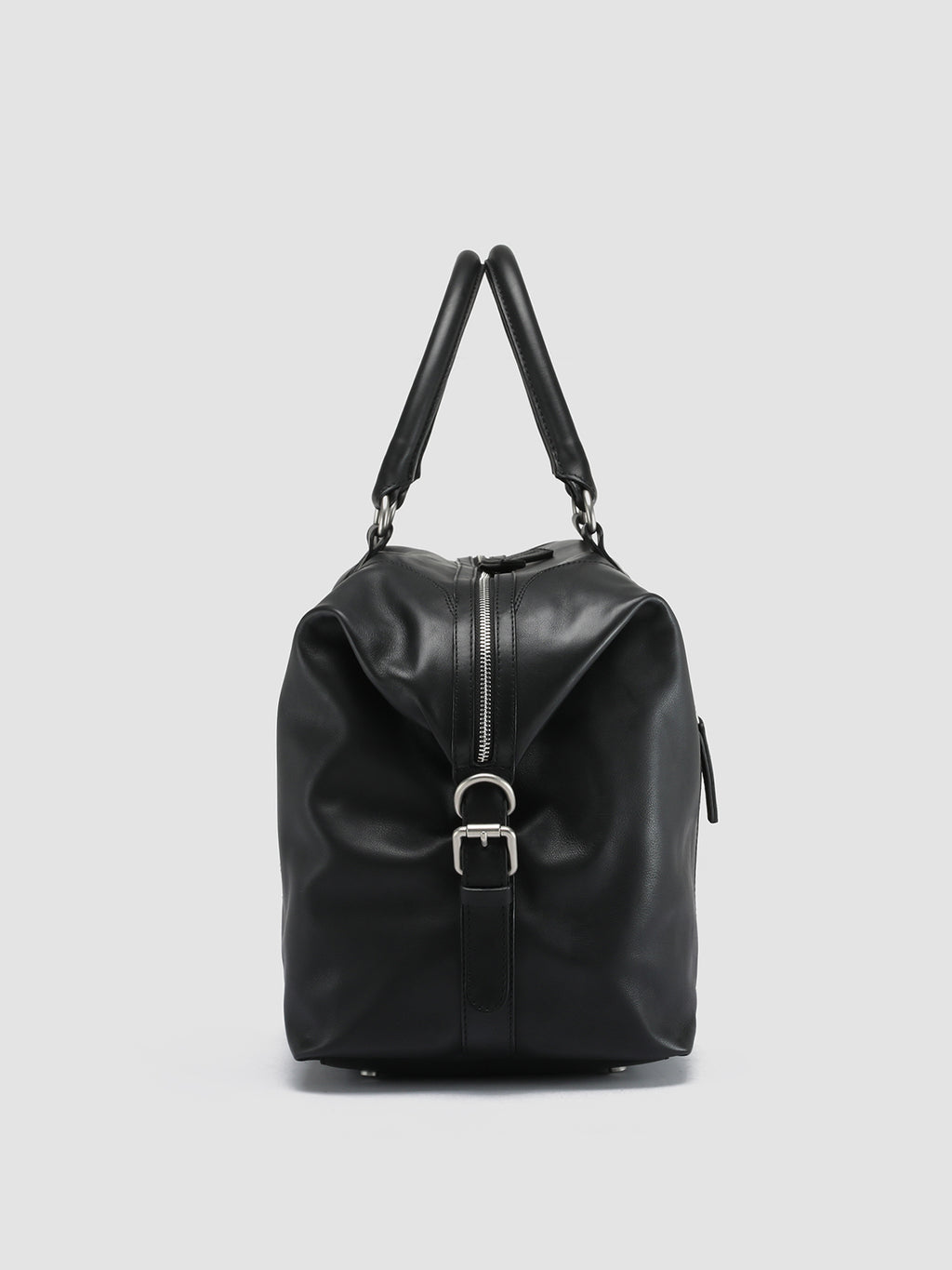 JULES 002 - Black Leather Weekender Men Officine Creative - 3