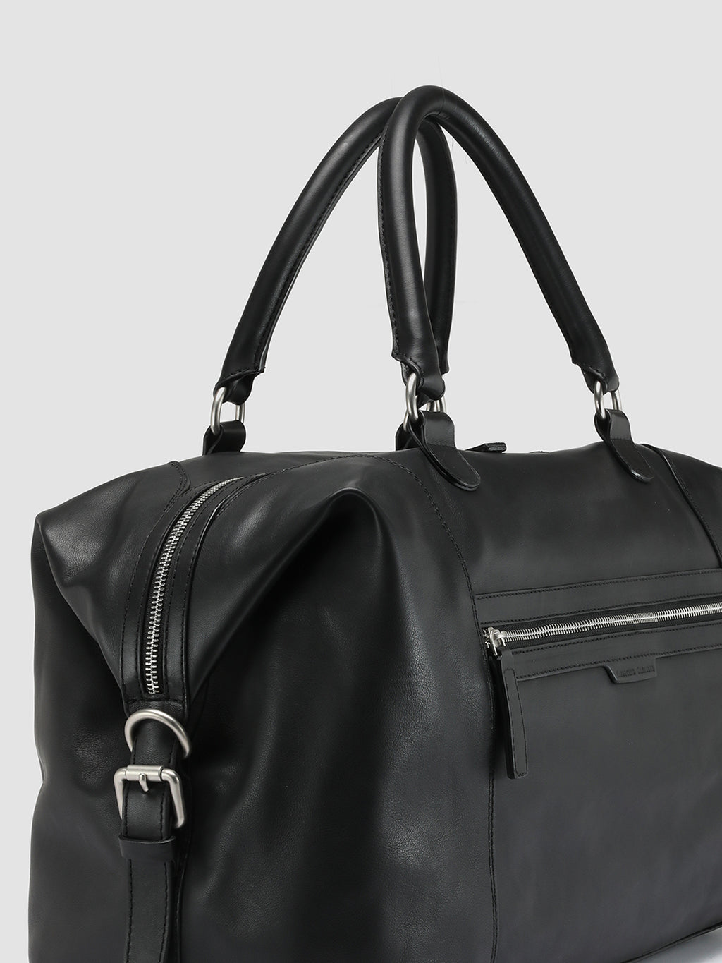 JULES 002 - Black Leather Weekender Men Officine Creative - 7