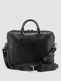 JULES 003 - Black Leather Briefcase