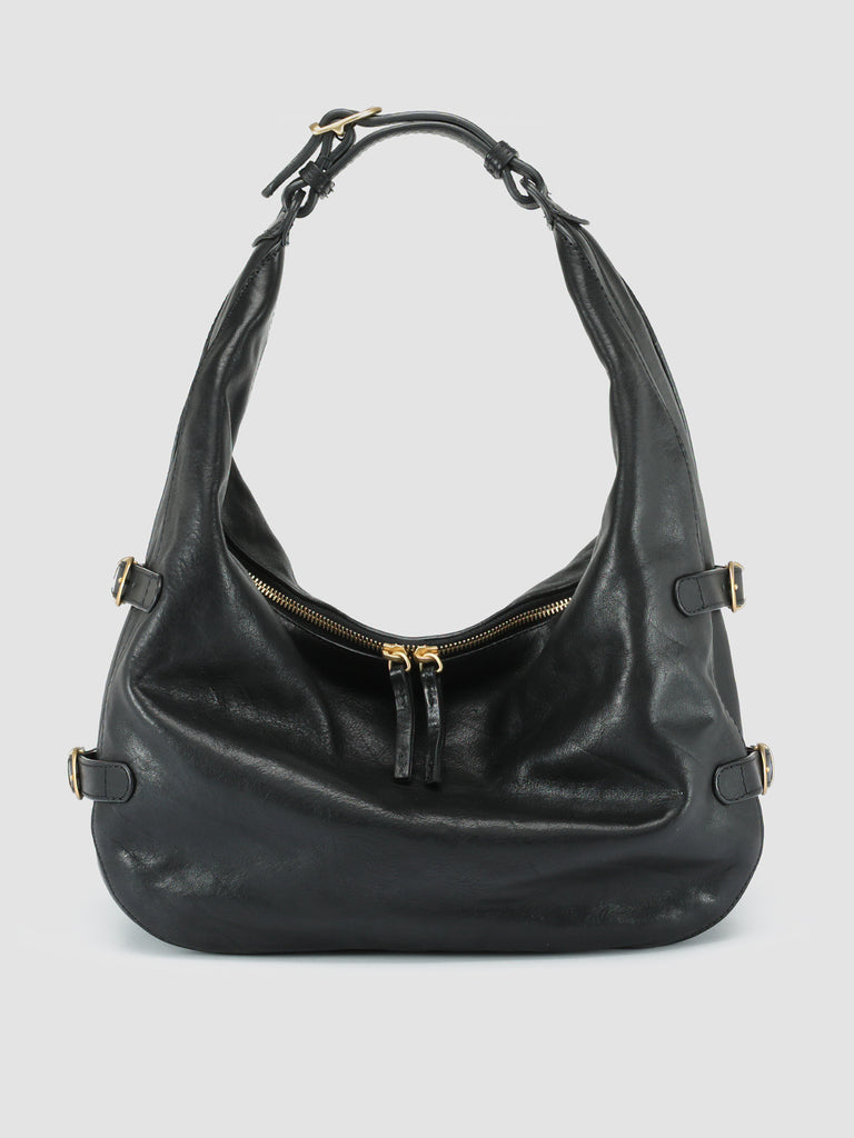 JULIE 001 - Black Leather Shoulder Bag  Officine Creative - 1