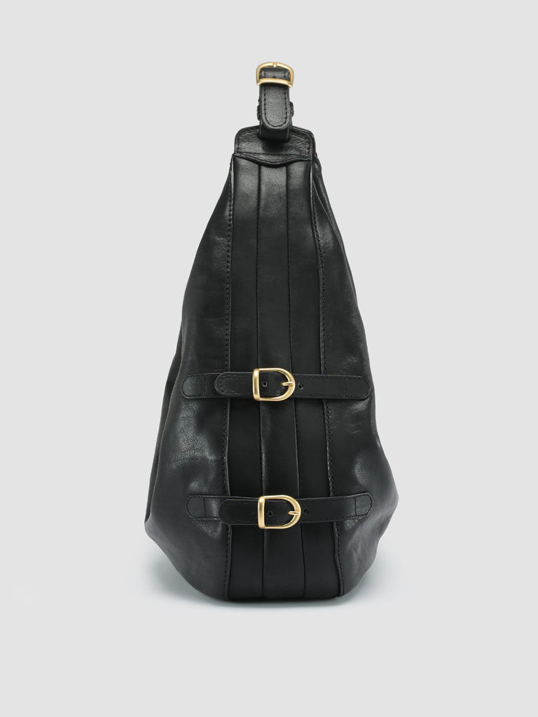 JULIE 001 - Black Leather Shoulder Bag  Officine Creative - 5
