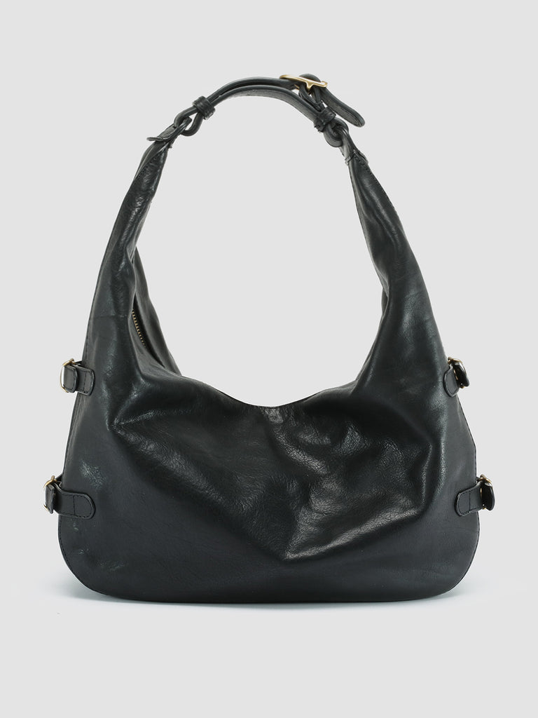 JULIE 001 - Black Leather Shoulder Bag  Officine Creative - 4