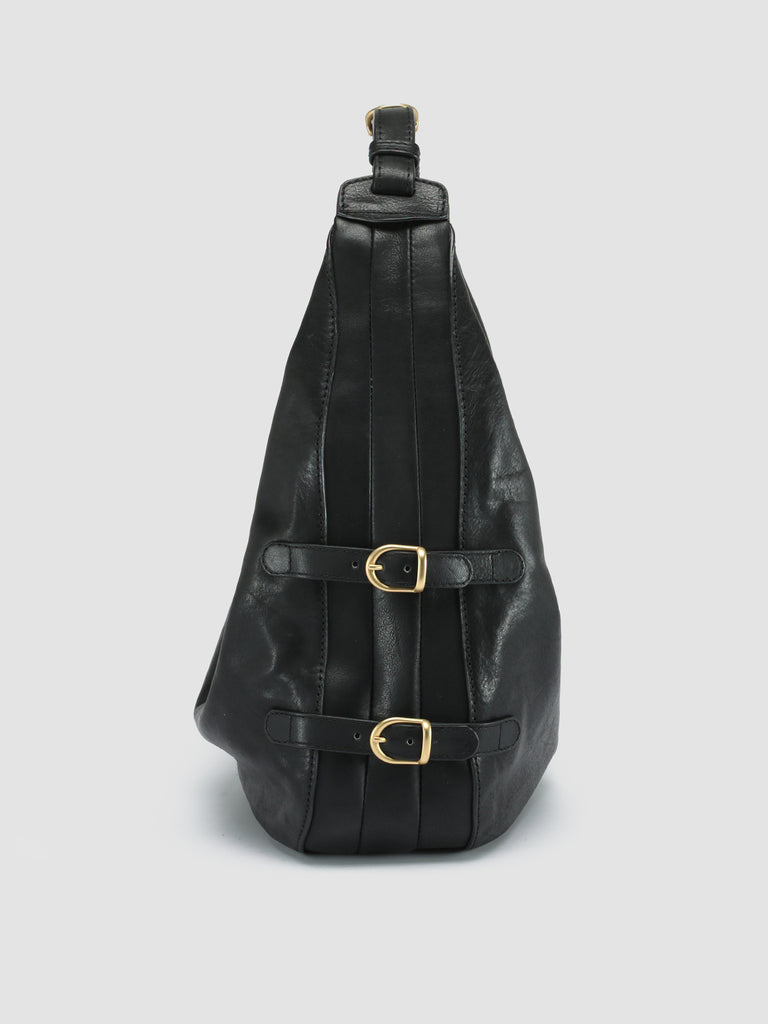 JULIE 001 - Black Leather Shoulder Bag  Officine Creative - 3