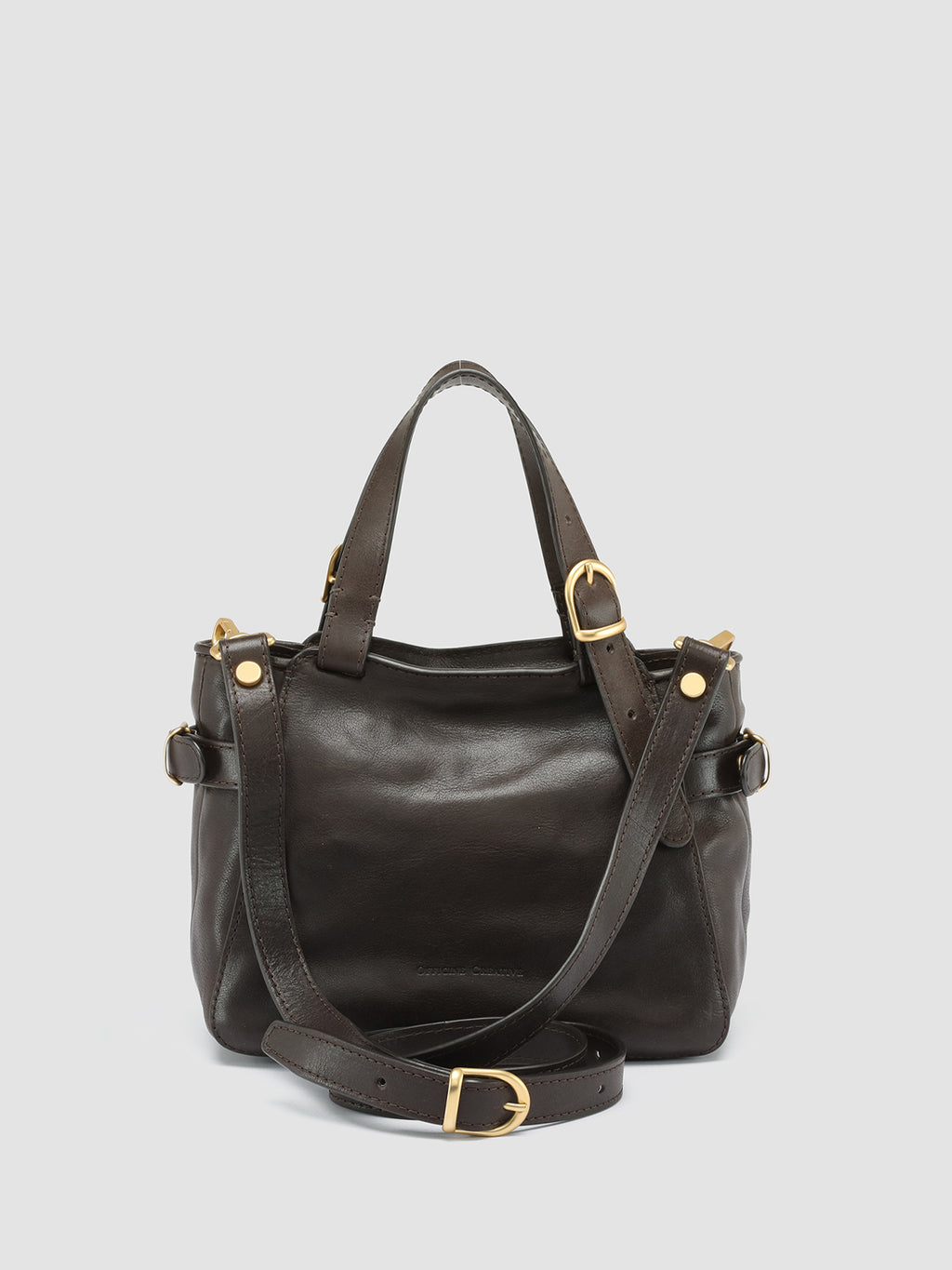 JULIE 004 - Brown Leather Shoulder Bag