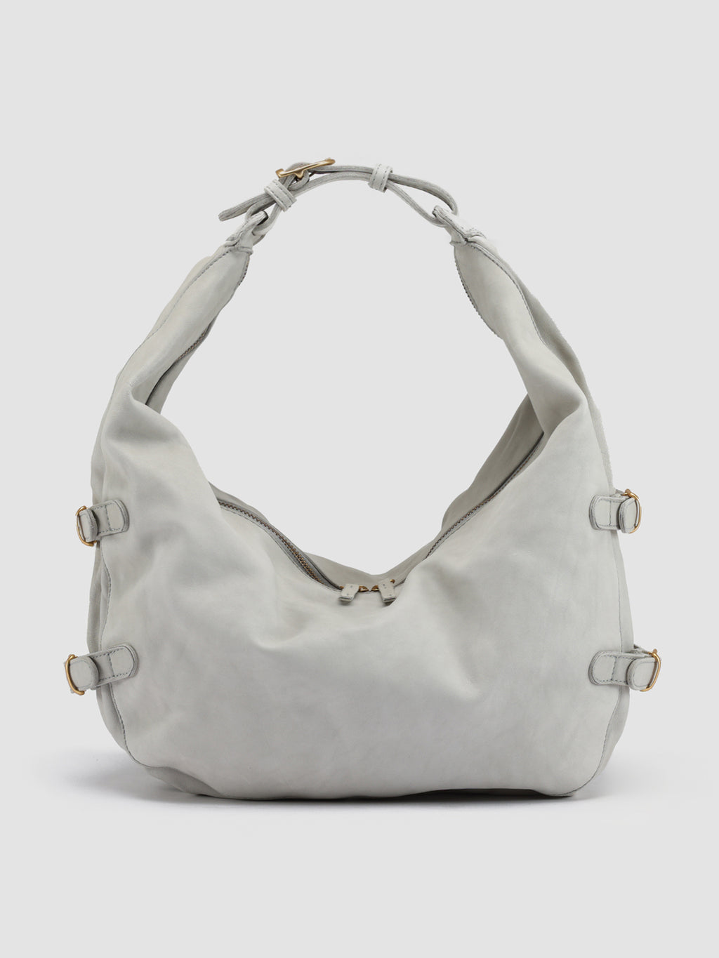 JULIE 008 - Borsa a Spalla in Pelle Grigia