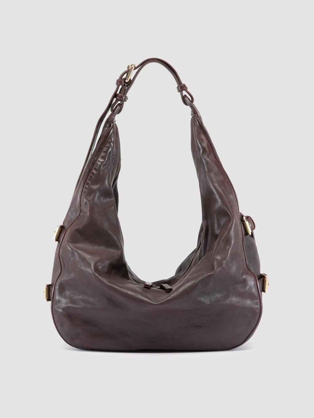 JULIE 015 - Burgundy Leather Shoulder Bag Officine Creative - 1