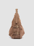 JULIE 015 - Borsa a Spalla in Pelle Scamosciata Tortora