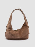 JULIE 015 - Borsa a Spalla in Pelle Scamosciata Tortora