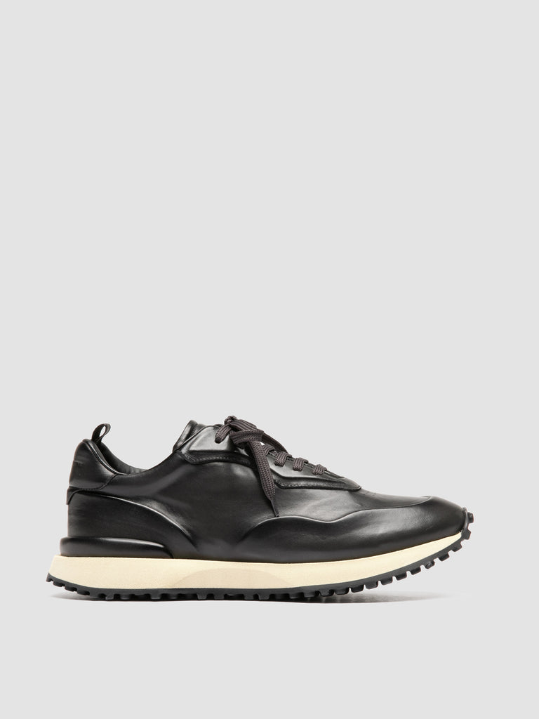 KENYAN 001 - Sneaker Basse in Pelle Grigia