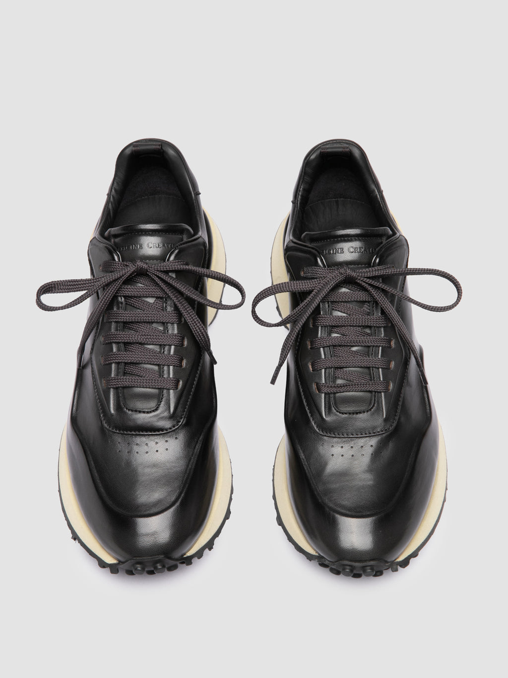 KENYAN 001 - Sneaker Basse in Pelle Grigia