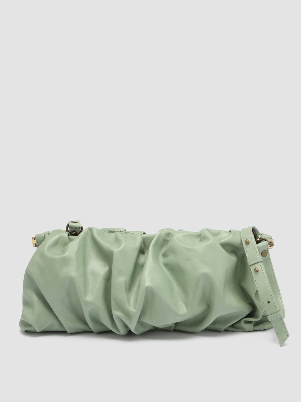 BOLINA 028 - Clutch Bag in Pelle Verde