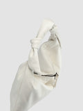 BOLINA 029 - White Leather Hobo Bag