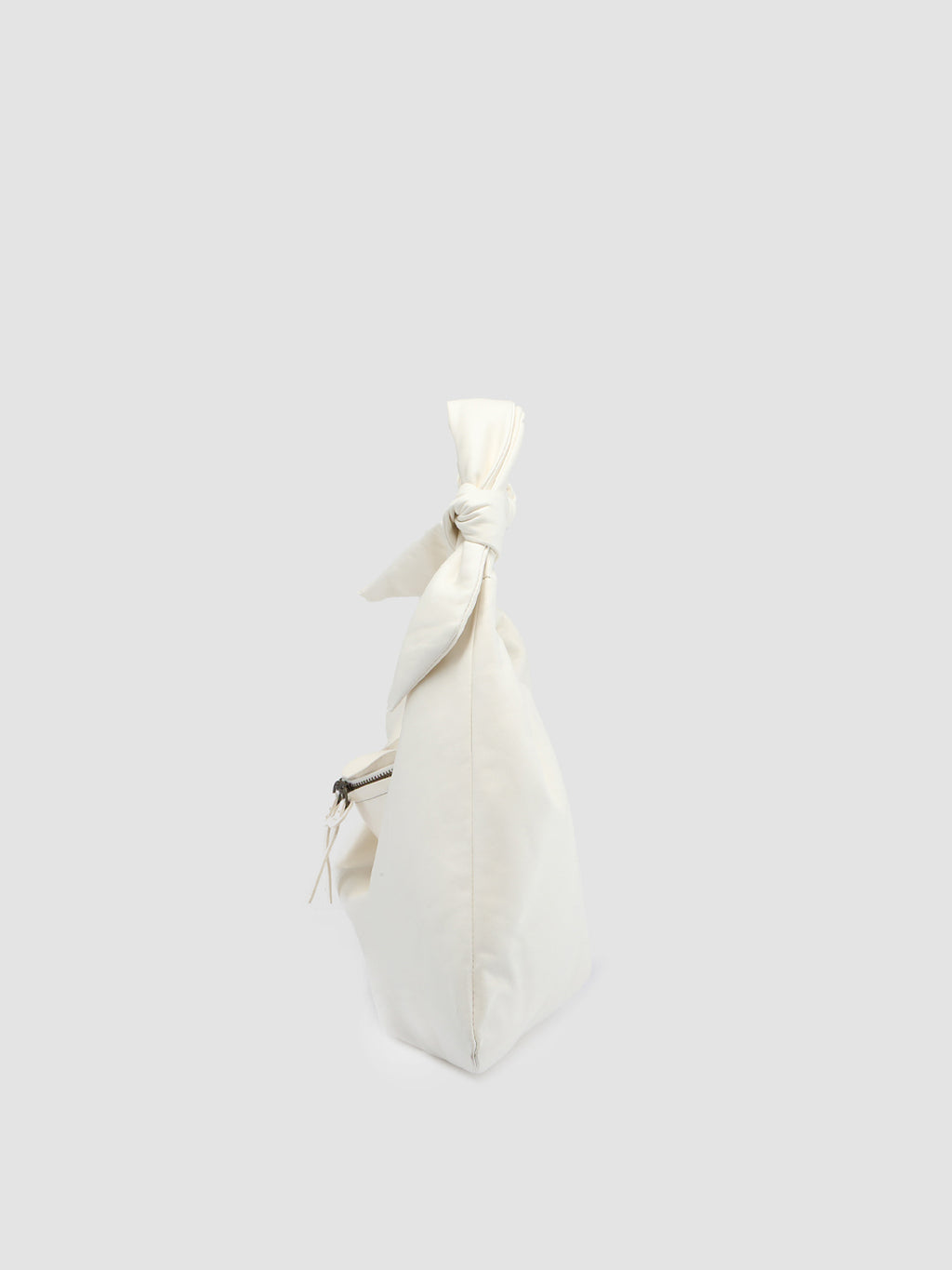 BOLINA 029 - White Leather Hobo Bag