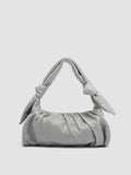 BOLINA 030 - Grey Leather Handle Bag