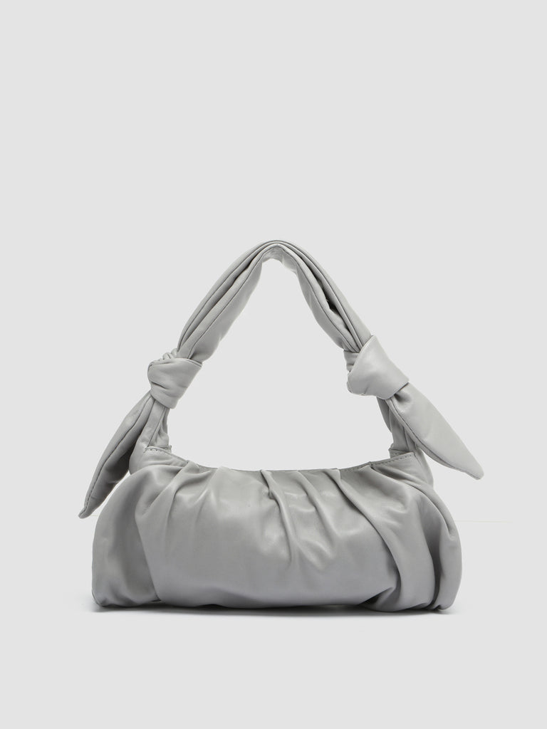 BOLINA 030 - Borsa con Manico in Pelle Grigia