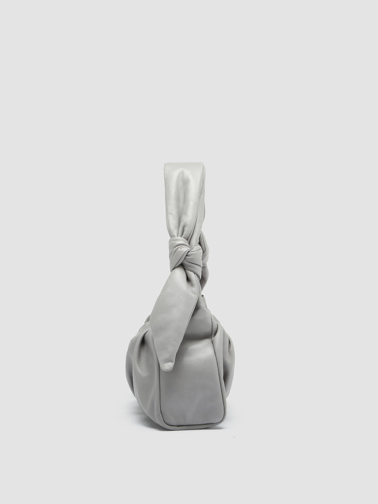BOLINA 030 - Borsa con Manico in Pelle Grigia