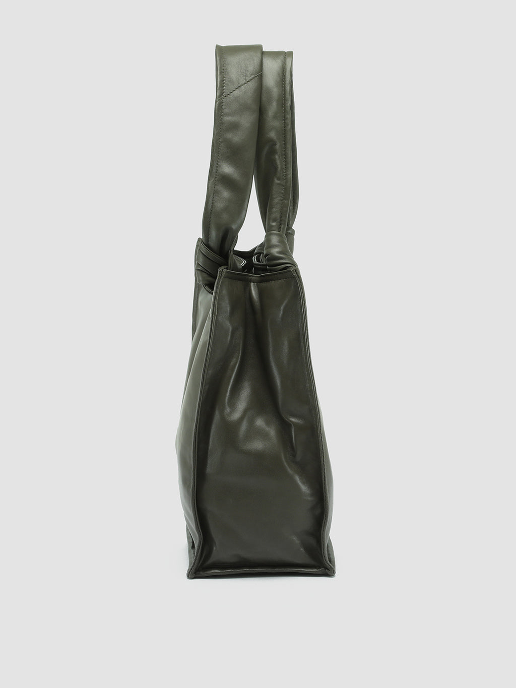 BOLINA 035 - Green Leather Shoulder Bag