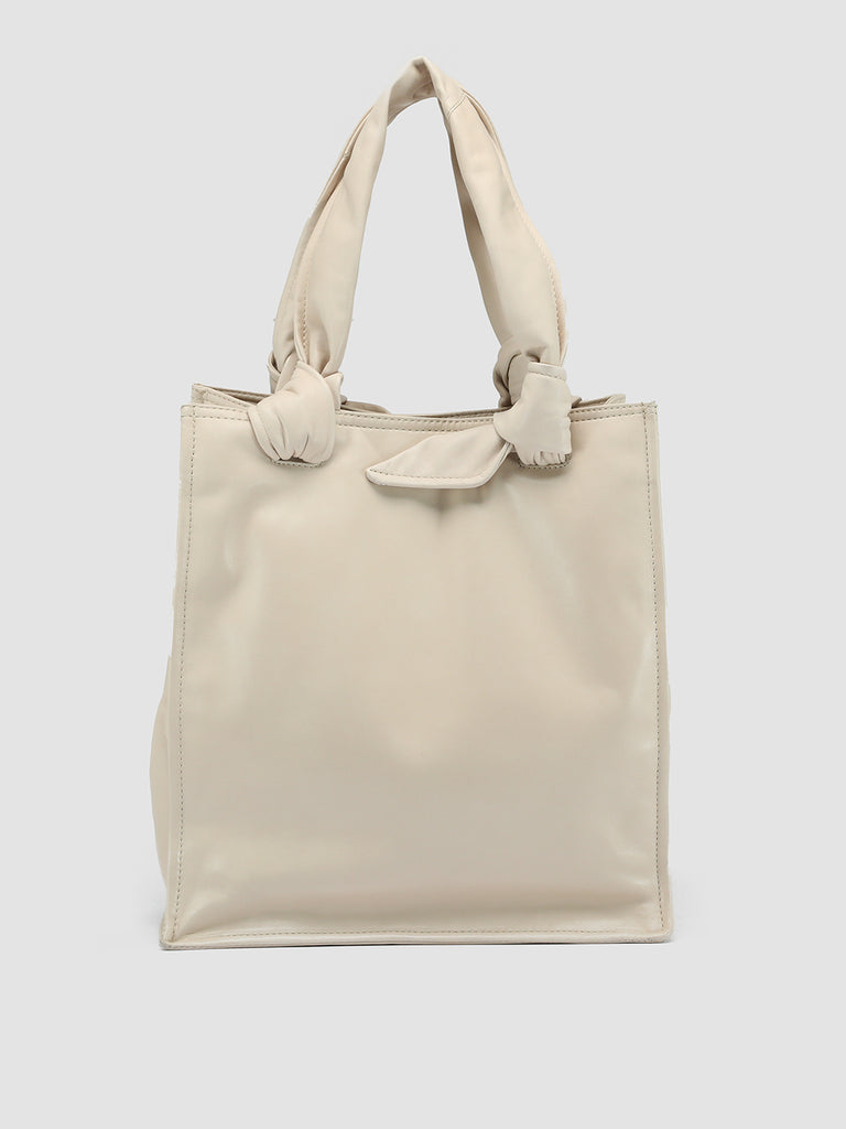 BOLINA 035 - White Leather Shoulder Bag