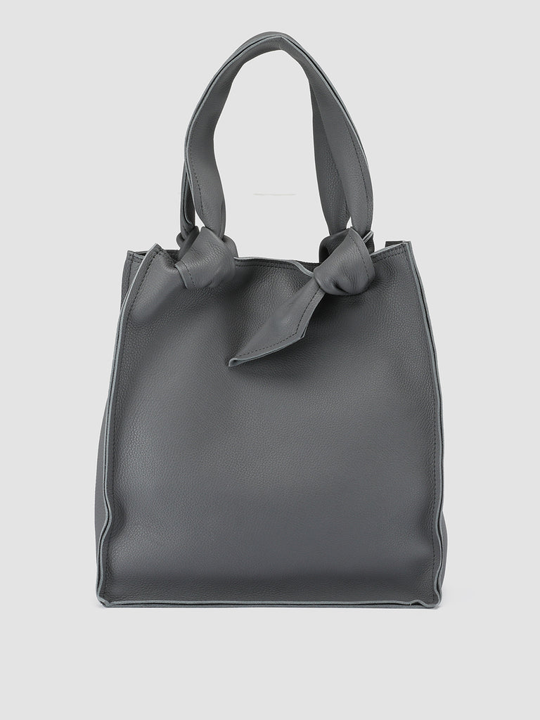 BOLINA 037 - Grey Leather Handle Bag