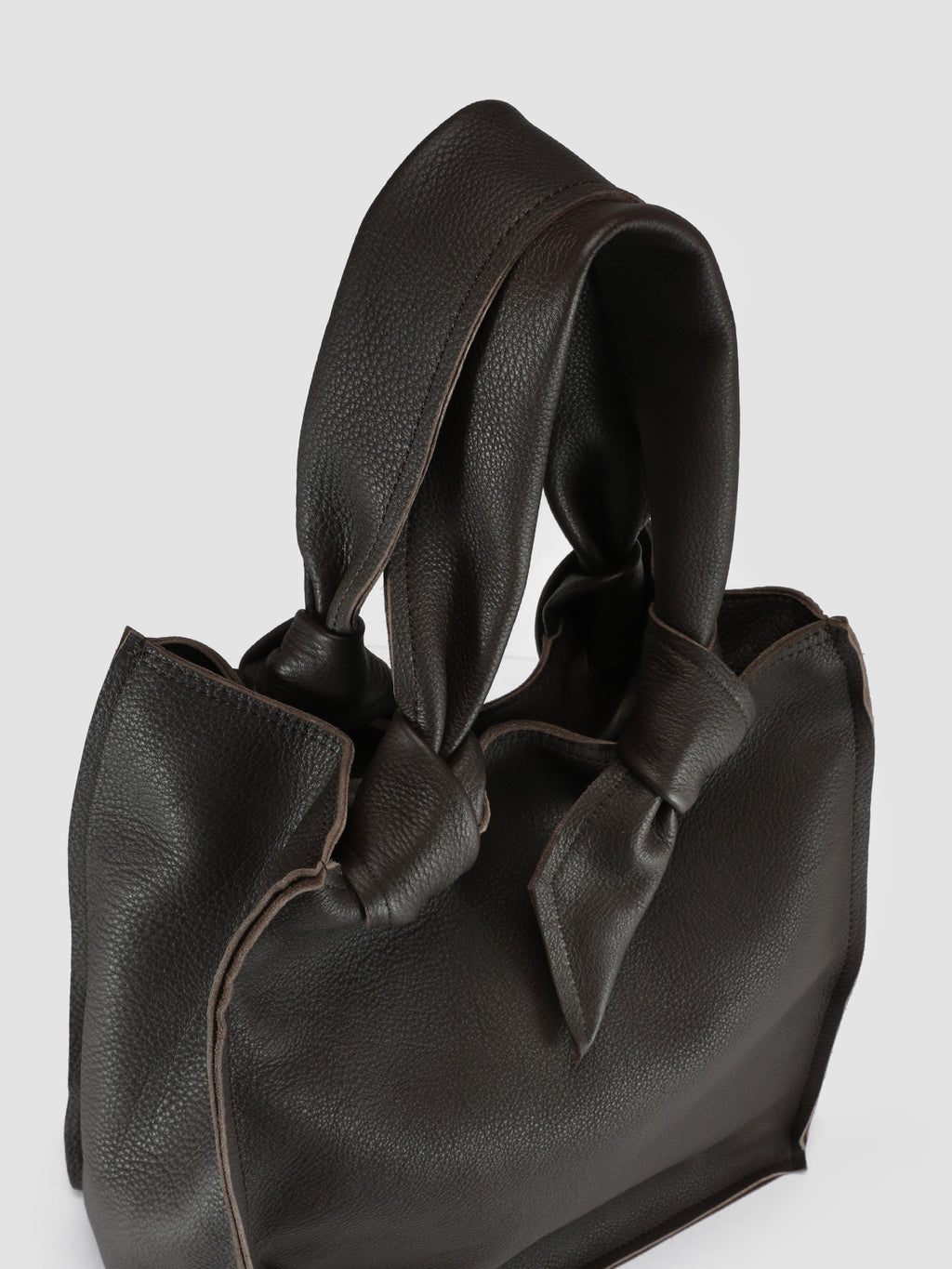 BOLINA 037 - Brown Leather Handle Bag