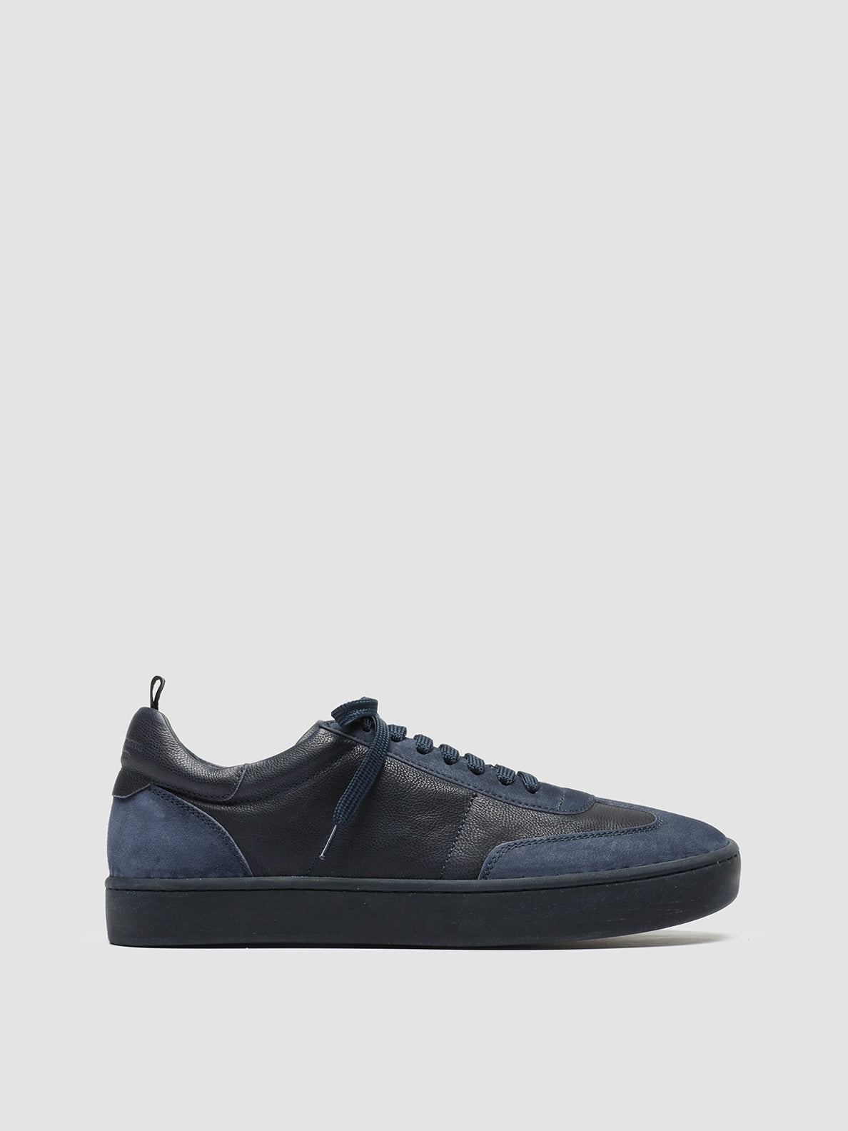 Officine Creative KOMBINED 001 Sneaker Basse in Camoscio e Pelle Blu