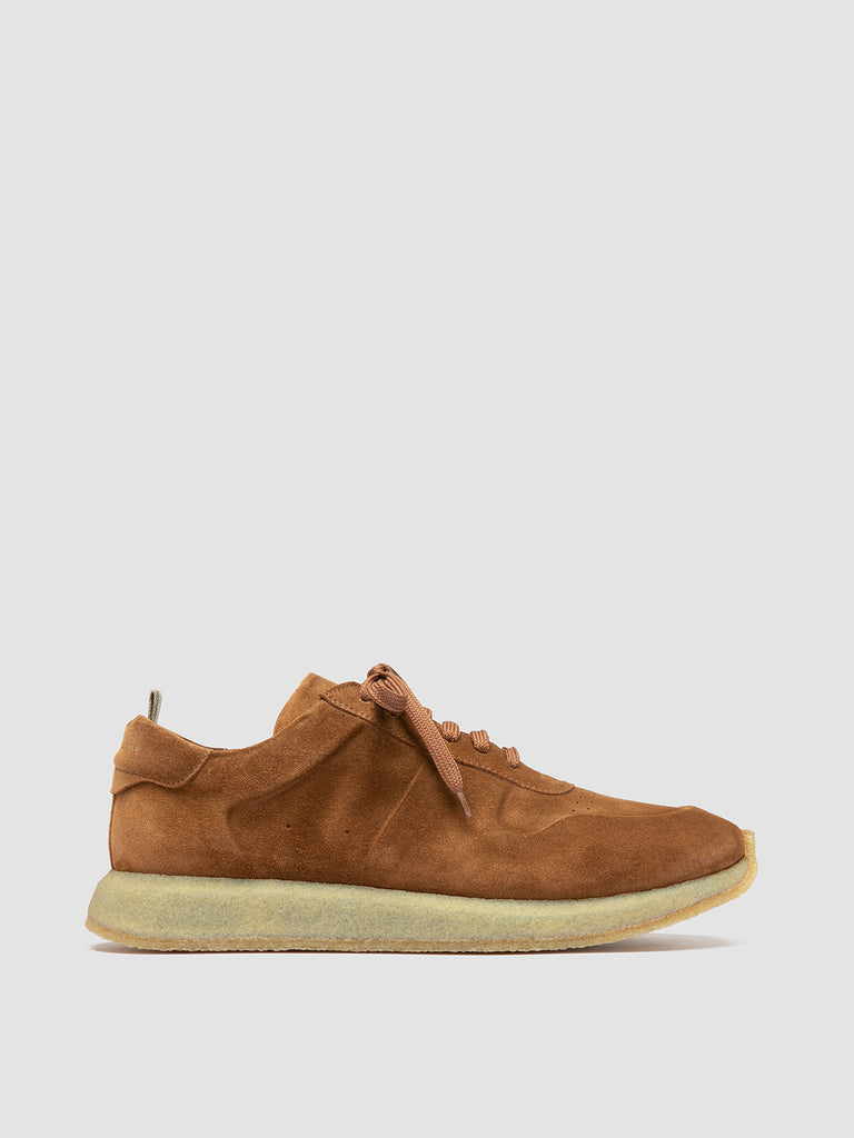 LEGEND 001 - Sneaker Basse in Pelle Scamosciata Marrone