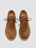 LEGEND 001 - Sneaker Basse in Pelle Scamosciata Marrone