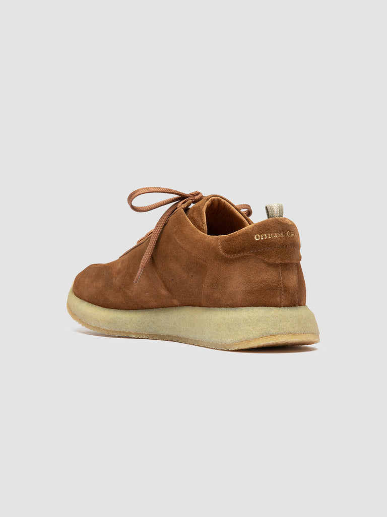 LEGEND 001 - Sneaker Basse in Pelle Scamosciata Marrone