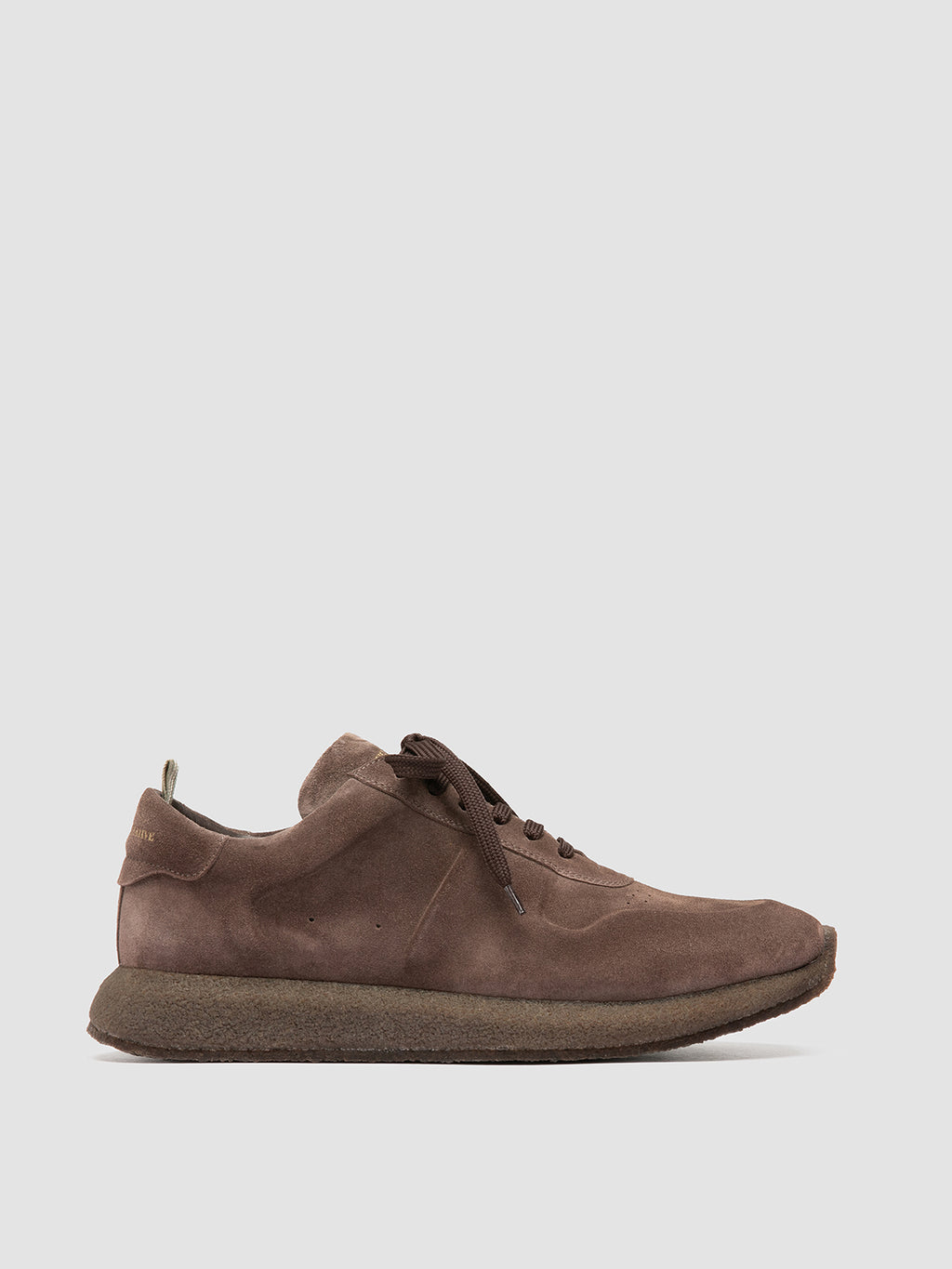 LEGEND 001 - Sneaker in Pelle Scamosciata Color Tortora - image 1,side view