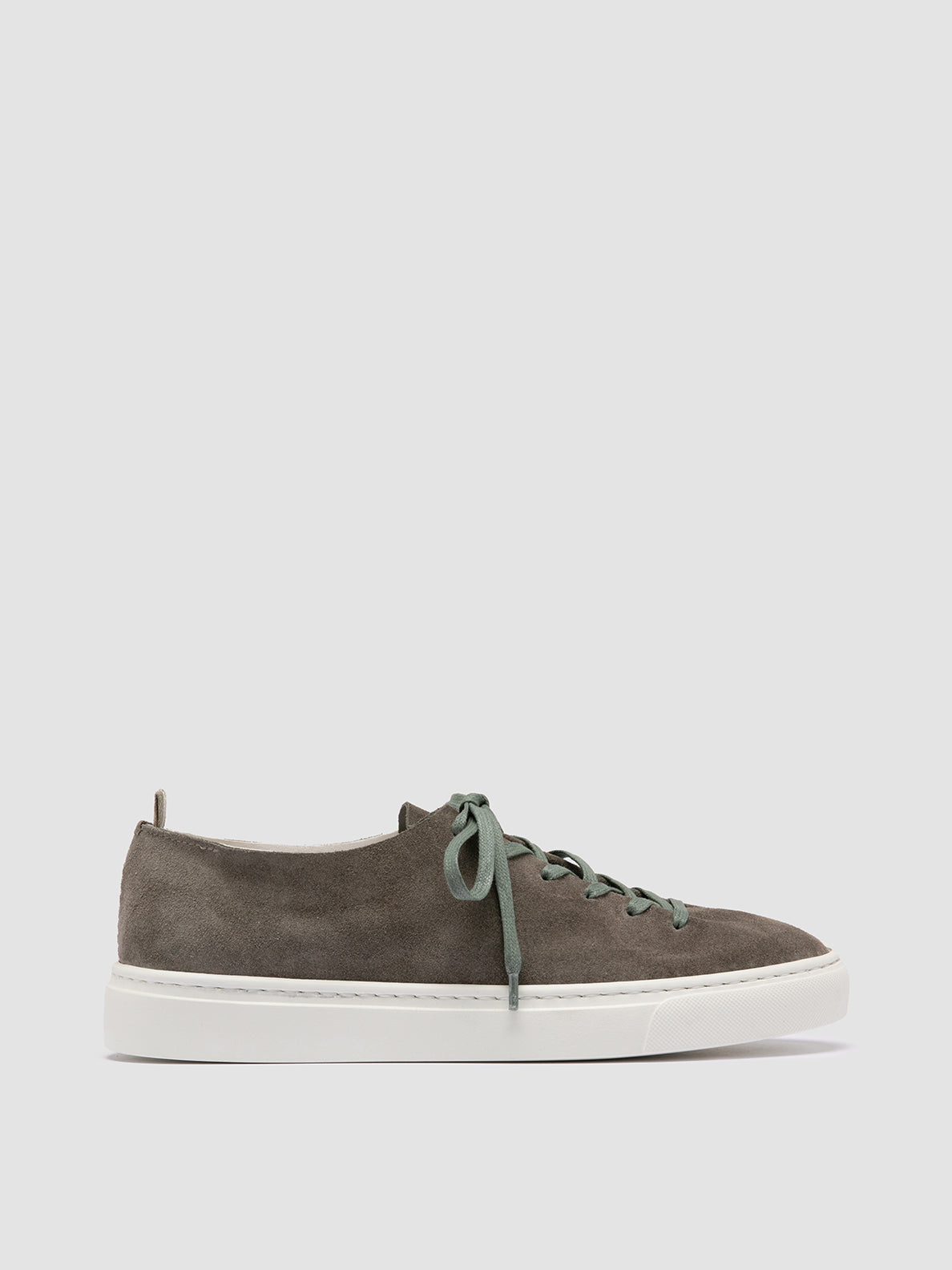 Officine Creative LEGGERA 100 Sneakers Basse in Pelle Scamosciata Verde