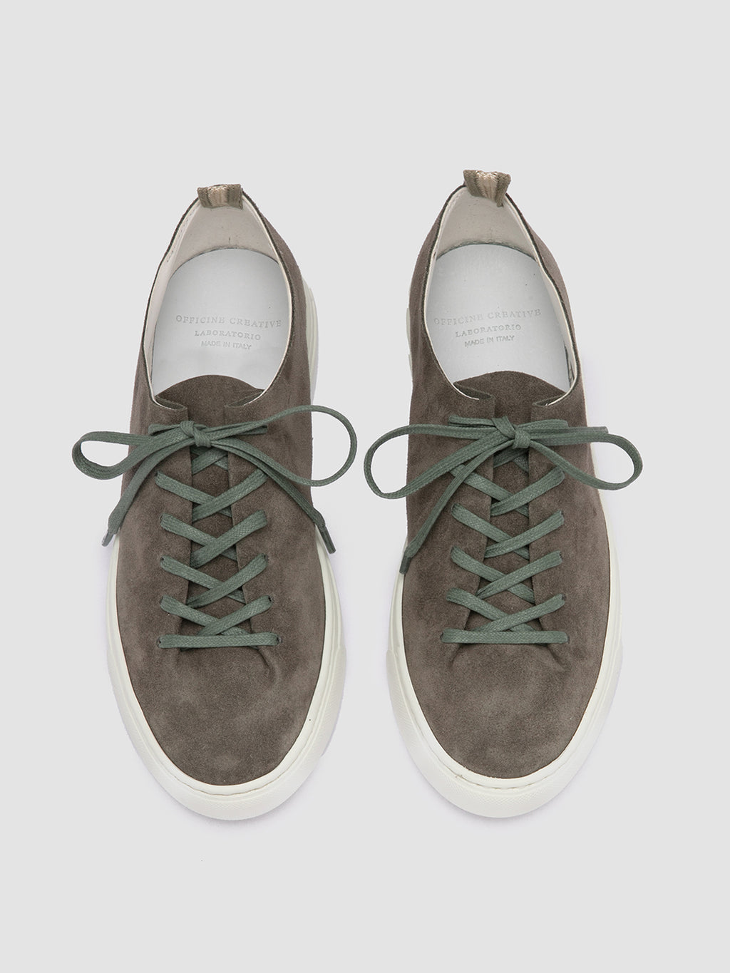 LEGGERA 100 - Green Suede Low Top Sneakers Women Officine Creative - 2