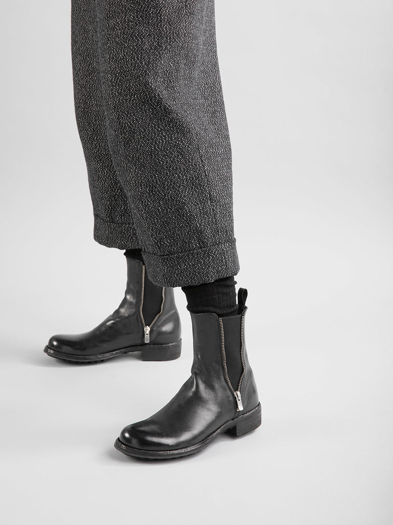 LEGRAND 227 - Black Leather Chelsea Boots Women Officine Creative - 1