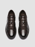 LEISURE 003 - Sneaker Basse in Pelle Marrone