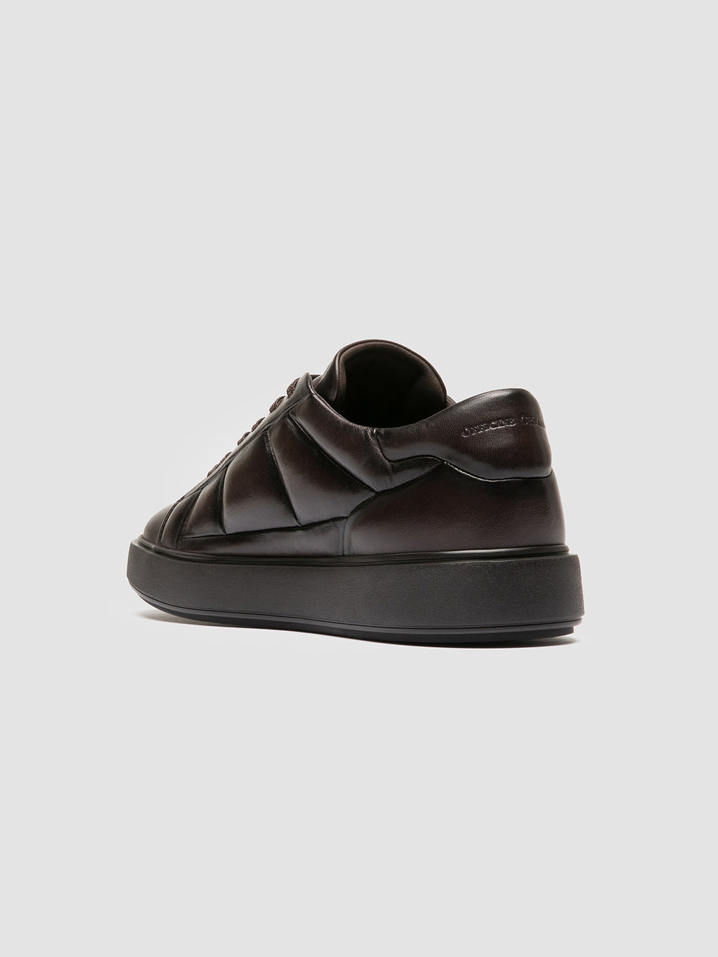 LEISURE 003 - Sneaker Basse in Pelle Marrone
