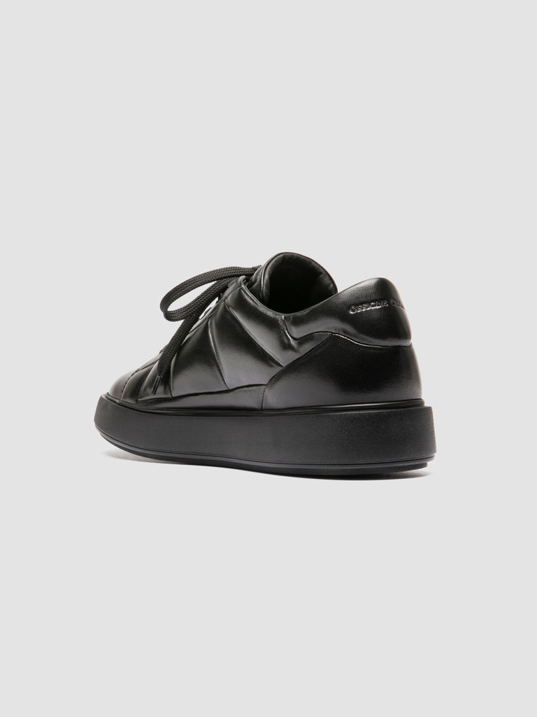 LEISURE 003 - Sneaker Basse in Pelle Nera