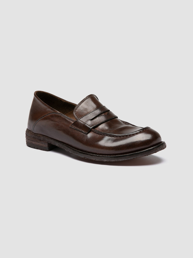 LEXIKON 140 - Mocassini Penny in Pelle Marrone