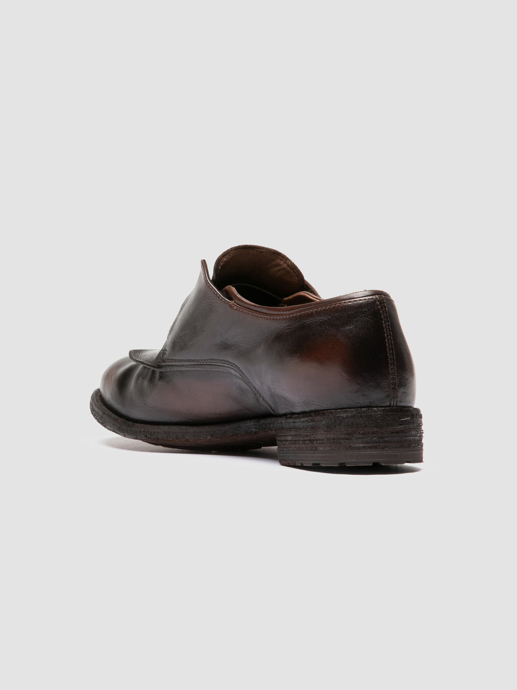 LEXIKON 159 - Brown Leather Derby Shoes Officine Creative - 4