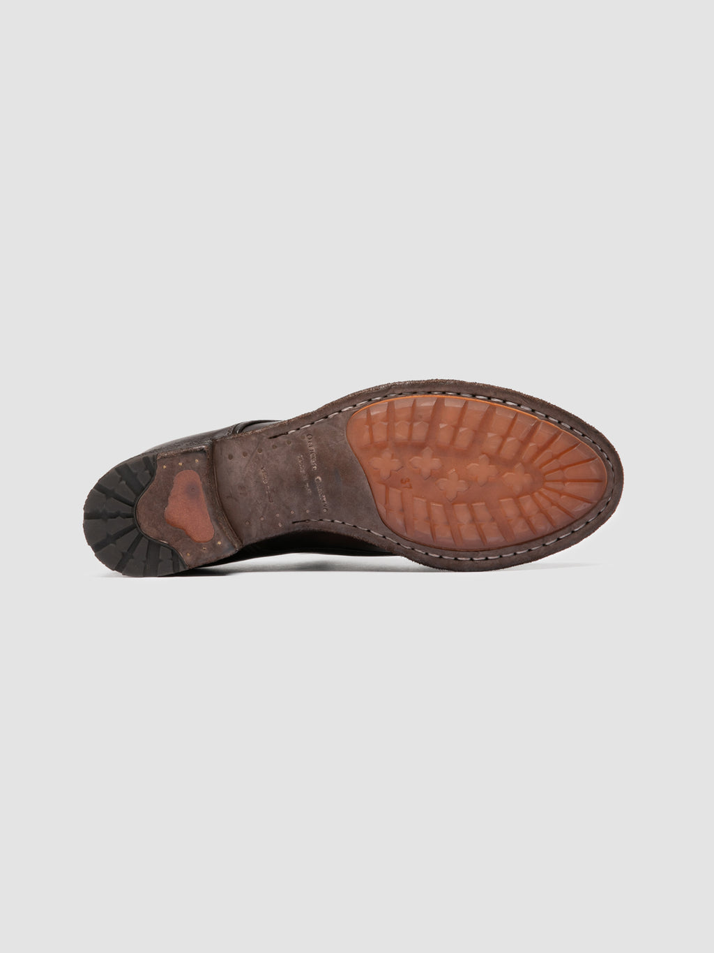 LEXIKON 159 - Brown Leather Derby Shoes Officine Creative - 5