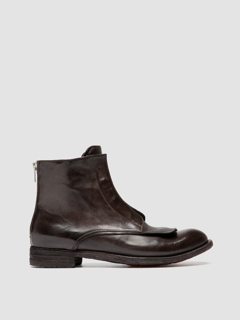 LEXIKON 160 - Stivali con Zip in Pelle Marrone