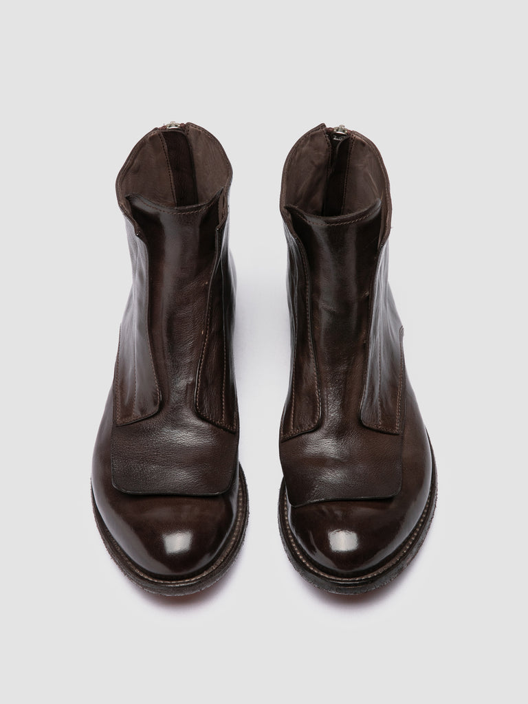 LEXIKON 160 - Stivali con Zip in Pelle Marrone