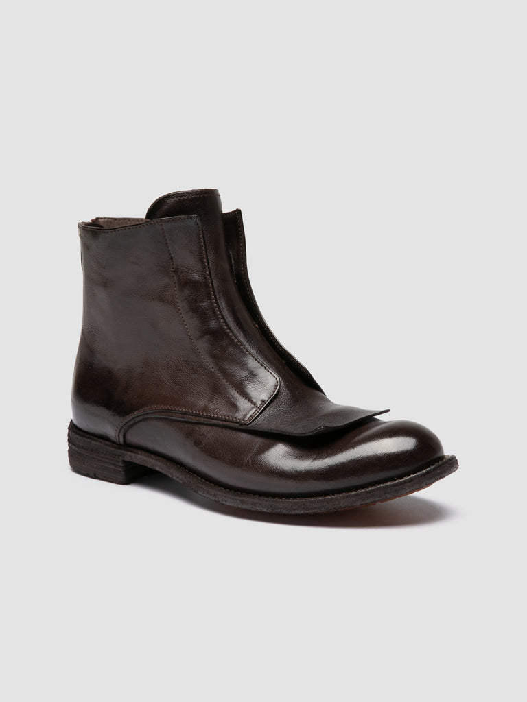 LEXIKON 160 - Stivali con Zip in Pelle Marrone