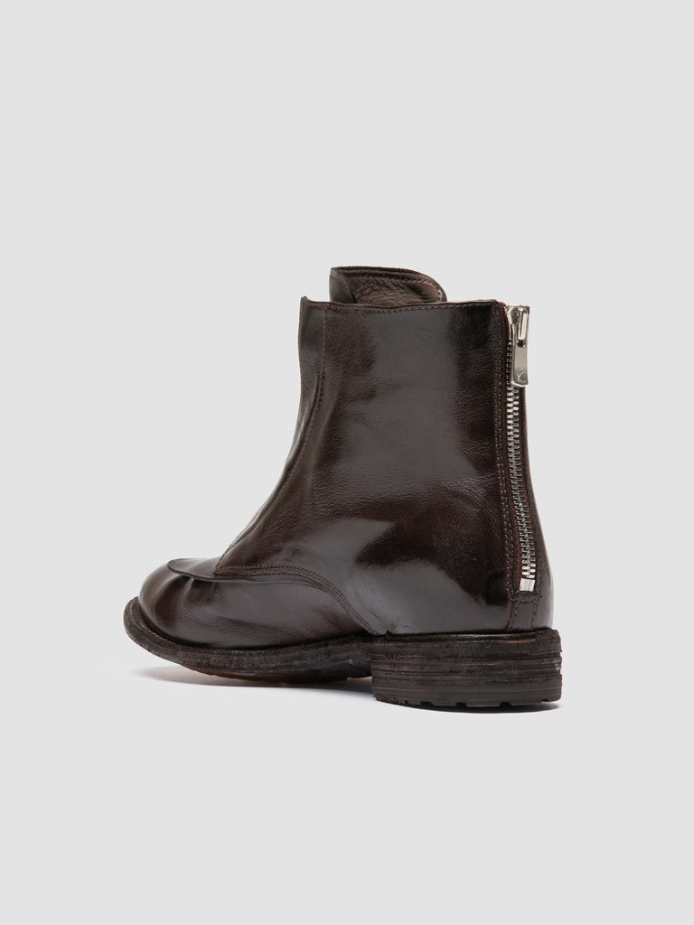 LEXIKON 160 - Stivali con Zip in Pelle Marrone