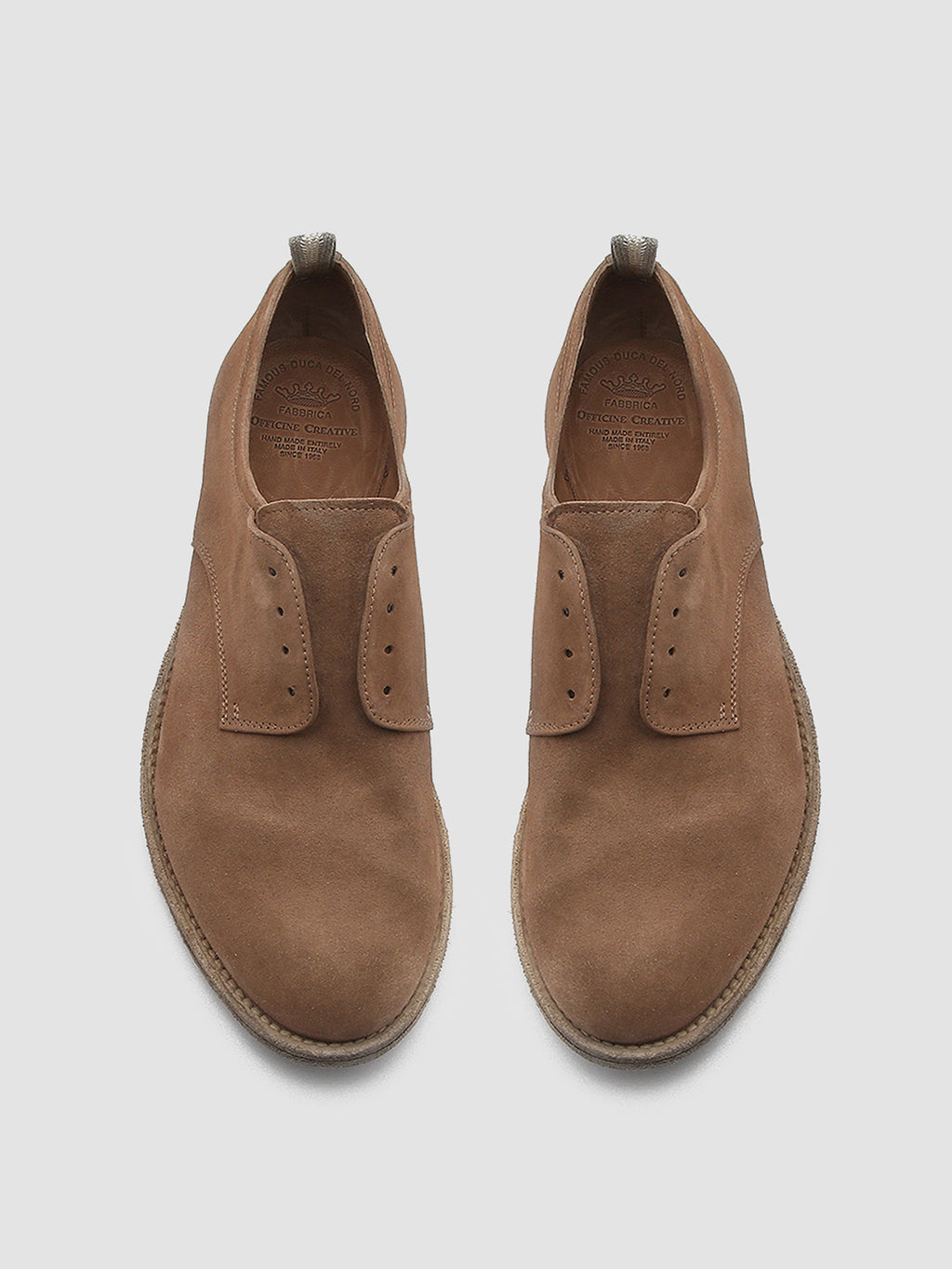 LEXIKON 501 - Brown Suede Derby Shoes
