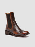 LISON 017 - Stivaletti Chelsea in Pelle Marrone