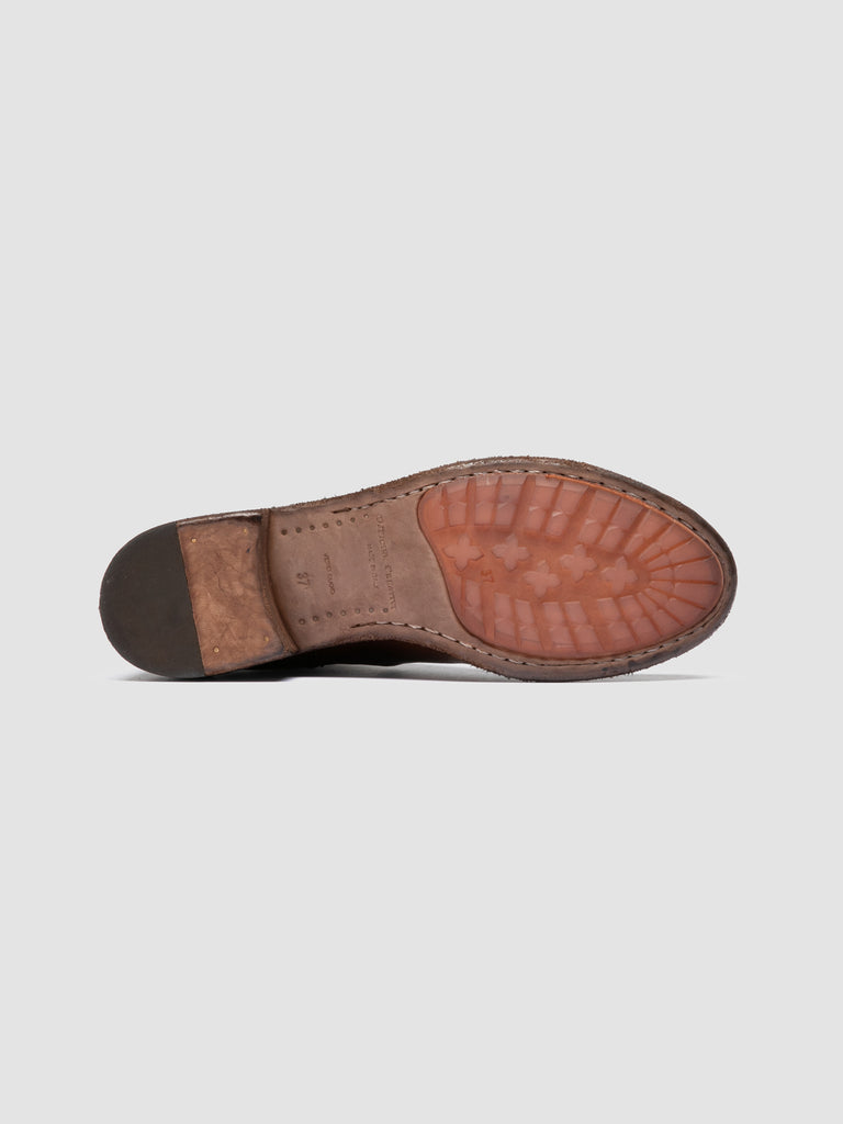 LISON 017 - Stivaletti Chelsea in Pelle Marrone