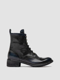 LISON 036 - Stivali con Zip in Pelle Nera