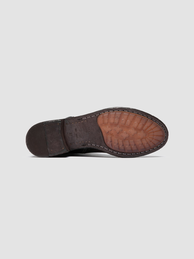 LISON 041 - Stivaletti in Pelle  Bordeaux