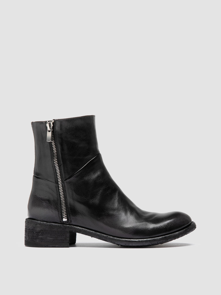 LISON 066 - Stivali con Zip in Pelle Grigia