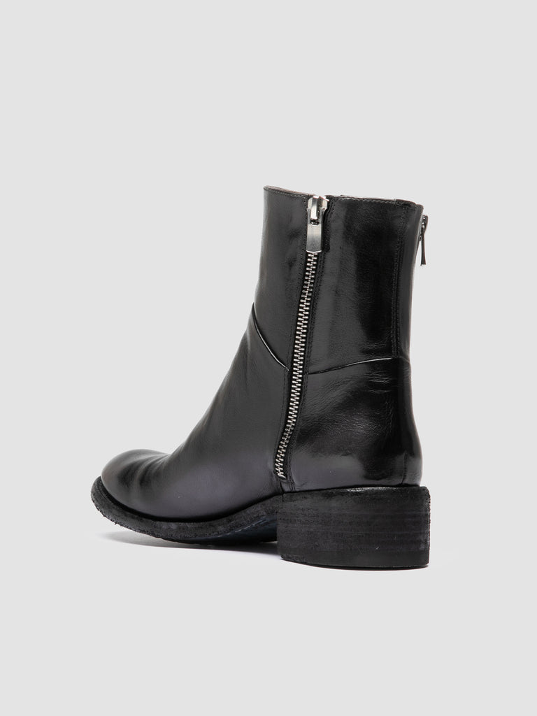 LISON 066 - Stivali con Zip in Pelle Grigia
