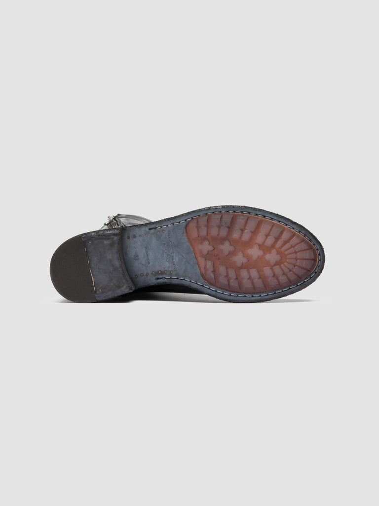 LISON 066 - Stivali con Zip in Pelle Grigia
